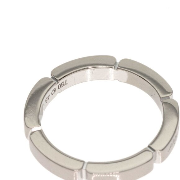 CARTIER 18k White Gold Maillon Panthere Ring #46 - Picture 8 of 9